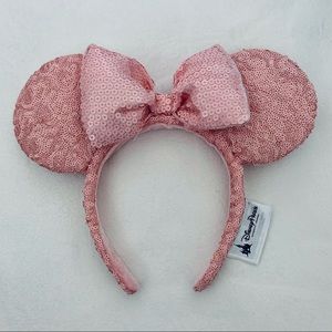 Pink Sequin Minnie ears